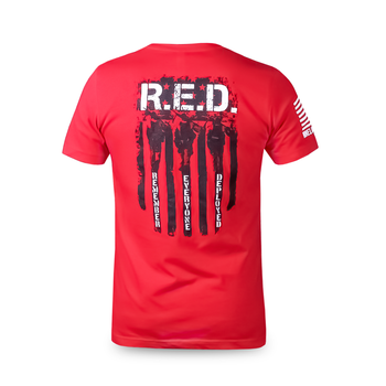 Футболка Nine Line Apparel RED Remember Everyone Deployed Червоний L (109435)