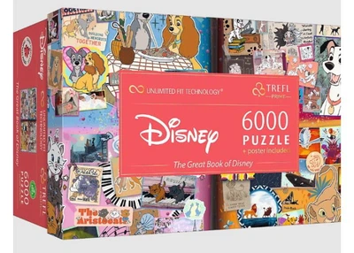 Пазл Trefl Безмежна колекція: Велика книга Дісней, 6000 ел. (81037)