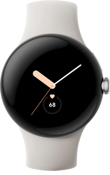 Smartwatch Google Pixel Watch LTE 41mm Polished SIlver/Chalk (GA04301-DE)