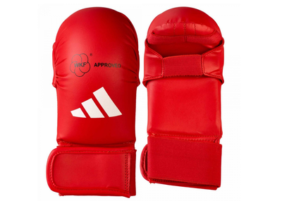 Накладки перчатки каратэ ADIDAS WKF красный size L