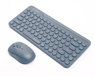 Комплект клавиатура+мышка A4Tech FG3200 Air2 (Blue) Fstyler, беспроводной, цвет голубой
