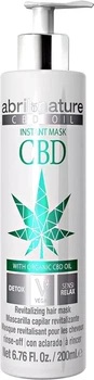 Детокс маска для волос с конопляным маслом Abril CBD Oil 200 мл