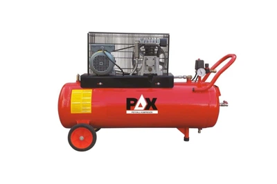Компресор пневматичний поршневий 100L 220V/9 bar/1.5-2 kW-Hp/323 L/min 37x130x84 сm - PHK-100-M PAX