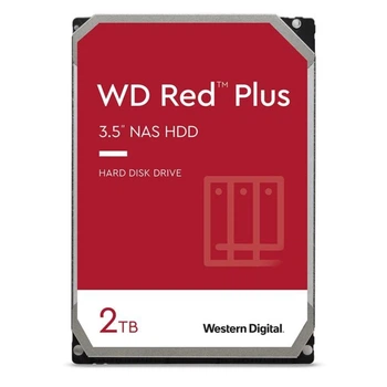 Жесткий диск (HDD) 3.5" SATA 2TB WD Red Plus 5400rpm/64MB (WD20EFPX)