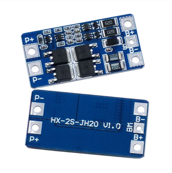 Контроллер заряда-разряда BMS 2S Li-Ion аккумуляторов 18650 с балансиром HX-2S-JH20 10/20 A 7.4V