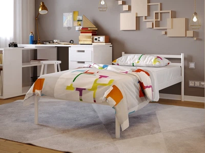 Ліжко Метакам Комфорт-1 80 х 200 білий