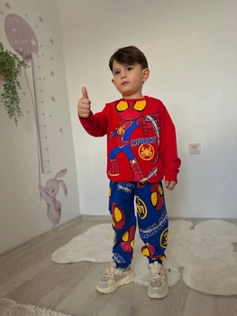 Детский костюм Spider Man (Человек-Паук) Jeliboom 128 см разноцветный