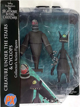 Набір фігурок Select Diamond Nightmare Before Christmas Creature under the Stairs And Cyclops 2 шт 18 см (699788844243)