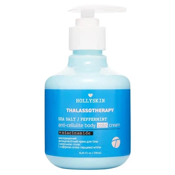 Антицеллюлитный крем для тела Hollyskin Thalassotherapy с морской солью и перцевой мятой 250 мл