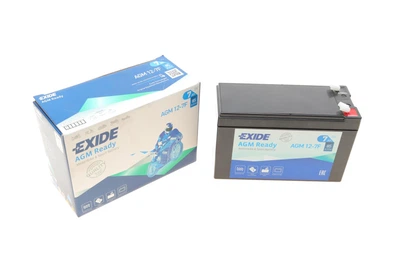 Аккумуляторная батарея 7Ah/85A 150x65x100/+L/B0 AGM мото - AGM12-7F EXIDE
