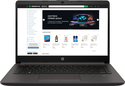 Ноутбук HP 240 G9 (A3DU7ES) Dark Ash Silver