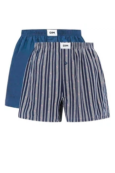 Семейные трусы, 2 штуки DIM 54(2XL) Синий-Индиго (rayures/indigo 9UQ) (107657)