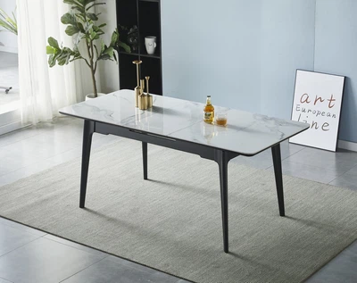 Стіл Berlin Ceramic білий глянець Intarsio