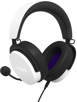 Дротова гарнітура NZXT Wired Closed Back Headset 40 мм V2 White (AP-WCB40-W2)