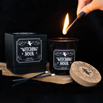Ароматична свічка Elements of home fragrance з серії Midnight Ritual, аромат біла шавлія