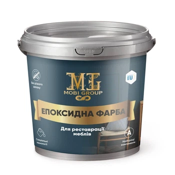 Эпоксидная краска для мебели MG 1кг белая plastall