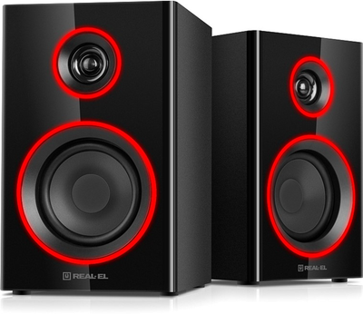 Акустическая система REAL-EL S-410 Black (EL121200016)