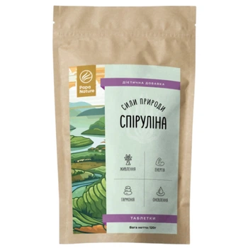 Спіруліна PapaNature Спіруліна (Arthrospira platensis) 480 таблеток (120 г)