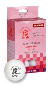 М’ячі для настільного тенісу Giant Dragon Gold Star** 8332 6шт