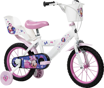 Дитячий велосипед Huffy Disney Minnie 14" 24951W White/Pink (0324472495134)