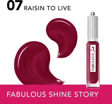 Помада для губ Bourjois Fabuleux Ink 07 Raisin to Live 3.5 мл (3616305242730)