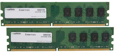 Оперативная память Mushkin DDR2-800 4096MB PC2-6400 (Kit of 2x2048) Essentials (996558)