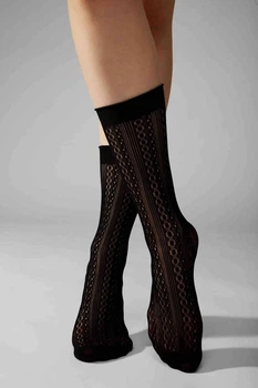 Шкарпетки жіночі Legs SOCKS AJOUR ONESIZE(р) nero (G09)