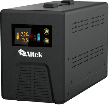 ИБП ALTEK ASU12 (800Вт), под внешний АКБ 12V(LiFePo4/GEL/AGM), ток заряда 4-6А/8-12А/16-20A