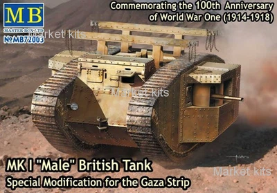 Британский танк Mk I "Male", Специальная модификация 1:35 Master Box (MB72003)