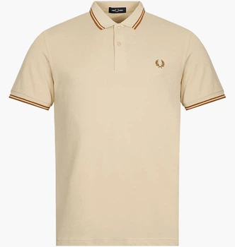 Поло Fred Perry Twin Tipped Polo Shirt Beige M3600-691 XL
