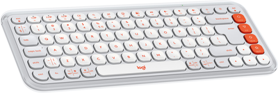 Клавiатура бездротова Logitech Pop Icon Keys Off білий (920-013072WH) 293754