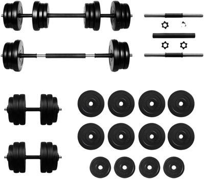 Гантели с функцией штанги 2 в 1 RN-Sport 26 кг (BD-TR26)