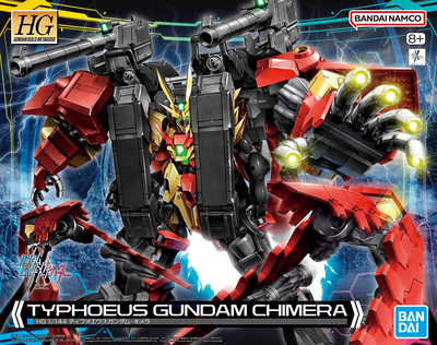 Модель для складання Bandai Typhoeus Gundam Chimera HGBM 1:144 (4573102657251)