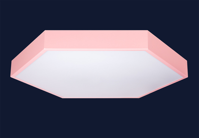 Потолочная LED люстра 70W с пультом Levistella с акриловым плафоном 2700/4000/6000К розовая IP20 752L75 PINK