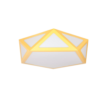 Потолочная LED люстра 50W с пультом Levistella акриловый плафон 2700/4000/6000К желтая IP20 752L66 YELLOW
