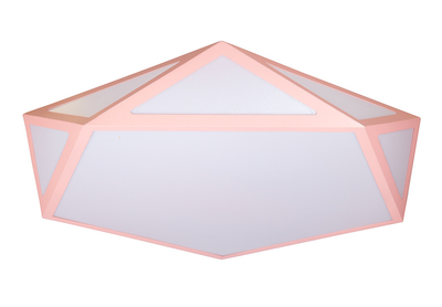 Потолочная LED люстра 90W с пультом Levistella с акриловым плафоном 2700/4000/6000К розовая IP20 752L68 PINK