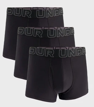 Трусы-боксерки мужские Under Armour M Ua Perf Tech (3 Pack) LG Чорний 1383882-001