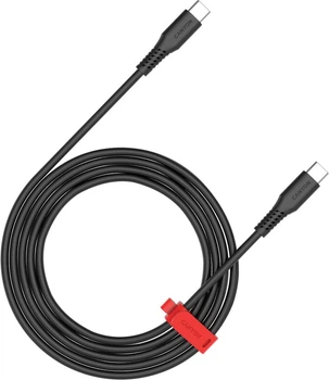 Kabel Canyon CC60SC12 Type-C to Type-C 60W 1.2 m Black (5291485016494)
