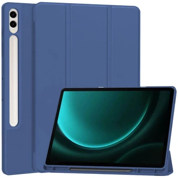 Чохол with Slot for Stylus для для Samsung Galaxy Tab S10 FE 10.9/S9/S9 FE 11" Темно-синій