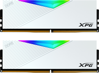 Pamięć RAM ADATA DDR5-6800 32768MB PC5-54400 (Kit of 2x16384) XPG Lancer White (AX5U6800C3416G-DCLARWH)