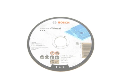 Круг отрезной 125x1,6x22,23 мм - 2 608 603 165 BOSCH