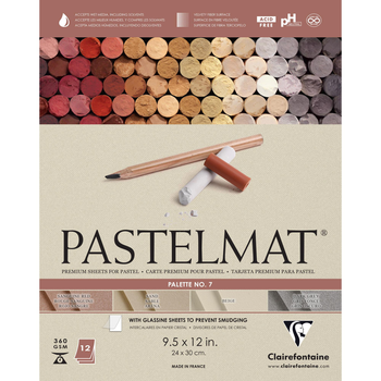 Блок-склейка Clairefontaine Pastelmat №7, 24x30 см, 12 листів
