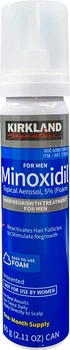 Пена Kirkland Signature 5% Minoxidil для роста волос и бороды 60 г (ROZ6400229264)