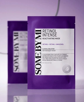 Антивікова тканинна маска з ретинолом Some By Mi Retinol Intense Reactivating Mask 22g