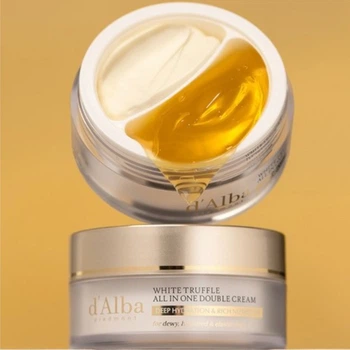Антивозрастной двойной крем сыворотка с белым трюфелем D'ALBA White Truffle Double Serum & Cream 70 g