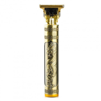 Тример для стрижки волосся та бороди BZ-T99/WS-T88 4 насадки/1x18650/Gold (00000009451)
