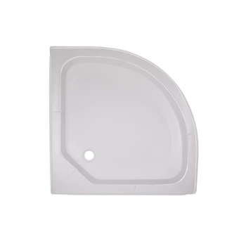 Поддон душевой Lidz KAPIELKA ST80x80x14 низкий полукруглый 800x800 мм для ванной комнаты поддон для душа (600130)