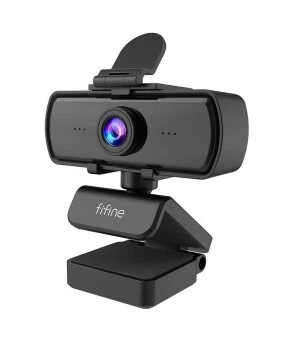 Веб Камера Fifine K420 с микрофоном и штативом треногой 1440p