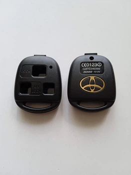 Корпус для ключа Toyota RAV4 Land Cruiser Camry Corolla Prado Yaris Tarago Galakeys 3 кнопки (19-08)