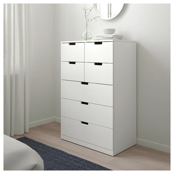 Комод NORDLI IKEA 992.395.02 белый